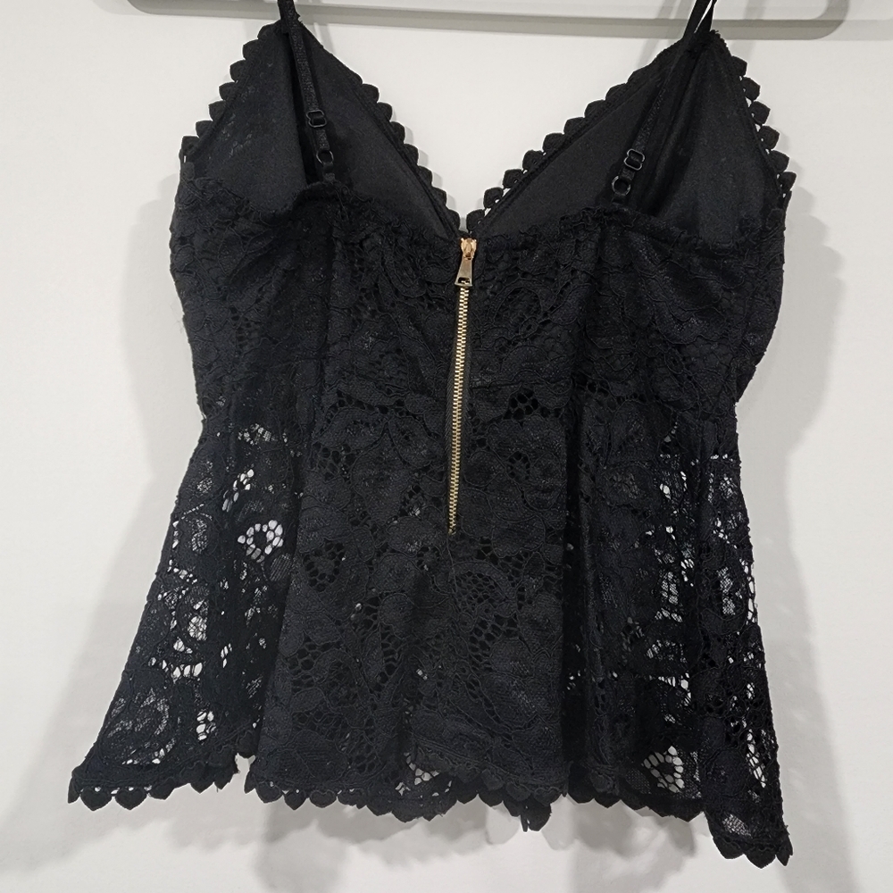 Flared Lace Cami - Picture 2 of 4